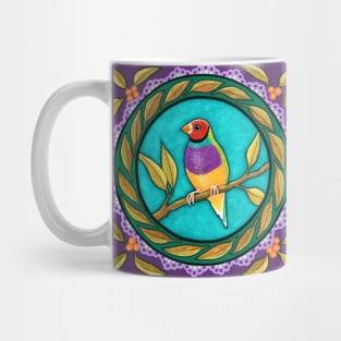 Rainbow Finch Mug